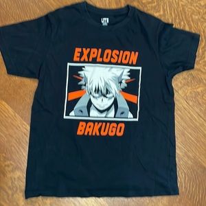 Uniqlo Bakugo Anime tee size 11-12